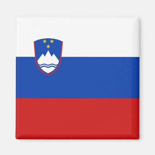 Slovenië Flag Magnet Magneet (Voorkant)