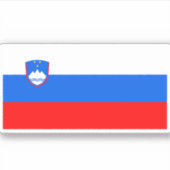 Slovenië Flag Sticker (Voorkant)