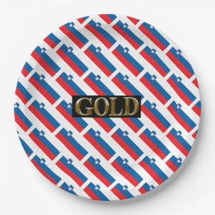 SLOVENIË GOLD PAPIEREN BORDJE