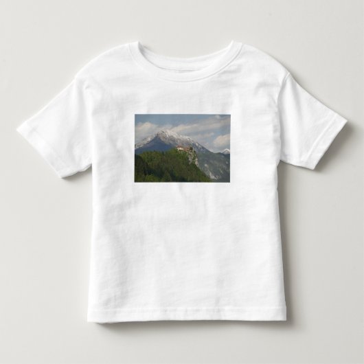 SLOVENIË, GORENJSKA, Bled: Bled Kasteel & 2 Kinder Shirts (Voorkant)