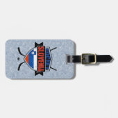 Slovenië Ice Hockey Bagagelabel Sjabloon (Voorkant horizontaal)