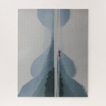 Slovenië Jigzaag Puzzle - Bohinj-meer