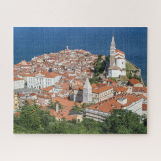 Slovenië Jigzaag Puzzle - Oude stad Piran Legpuzzel