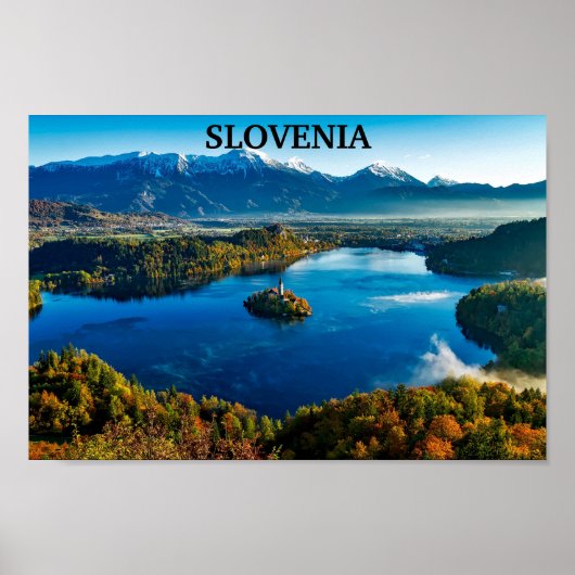 Slovenië - Laagmeer Poster (Voorkant)