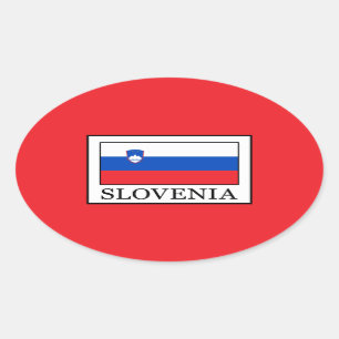 Slovenië Ovale Sticker