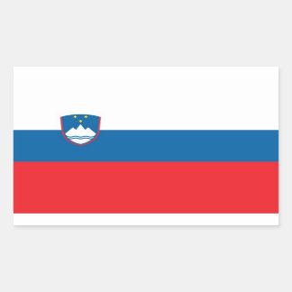 SLOVENIË RECHTHOEKIGE STICKER
