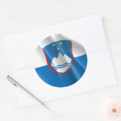 SLOVENIË RONDE STICKER (Envelop)