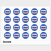 Slovenië Ronde Sticker (Vel)