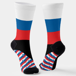 Slovenië Sokken, Sloveense vlag kleuren / sport Sokken