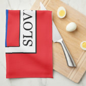 Slovenië Theedoek (Quarter Fold)