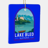 Slovenië Travel Reis Travel Art Keramisch Ornament (Rechts)
