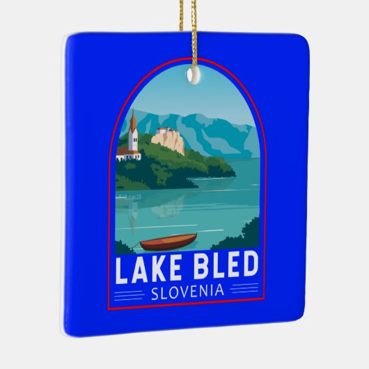 Slovenië Travel Reis Travel Art Keramisch Ornament (Rechts)