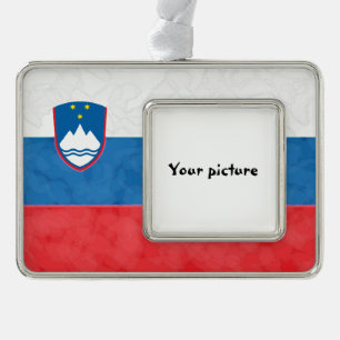 Slovenië Verzilverd Kader Ornament