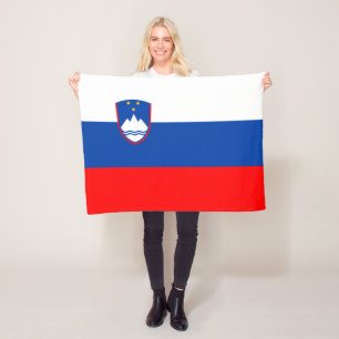 Slovenië Vlag Fleece Deken