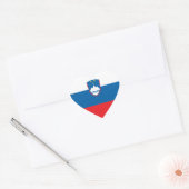 slovenië vlag hart sticker (Envelop)