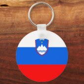 slovenië vlag sleutelhanger (Voorkant)