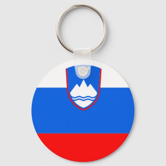 slovenië vlag sleutelhanger (Voorkant)