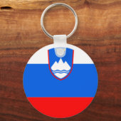 slovenië vlag sleutelhanger (Voorkant)