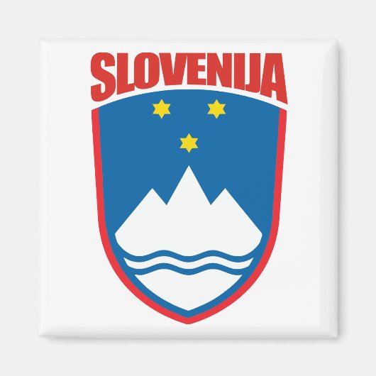 Slovenija (Slovenië) Magneet (Voorkant)