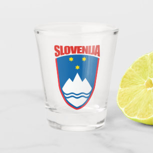 Slovenija (Slovenië) Shot Glas