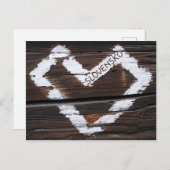 Slovensko Heart Briefkaart (Voorkant / Achterkant)