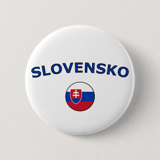 Slovensko Ronde Button 5,7 Cm (Voorkant)