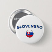 Slovensko Ronde Button 5,7 Cm (Voorkant /achterkant)