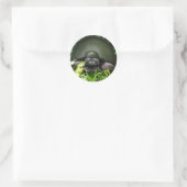 Slow Commando Ronde Sticker (Tas)