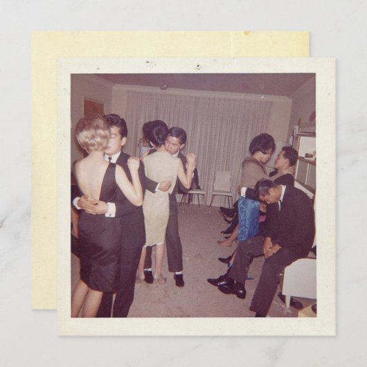 "Slow Dancing" Flat Note Kaart (Voorkant / Achterkant)