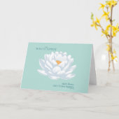 Slow Down, Ain't Times Square - De Witte Lotus Kaart (Gele Bloem)