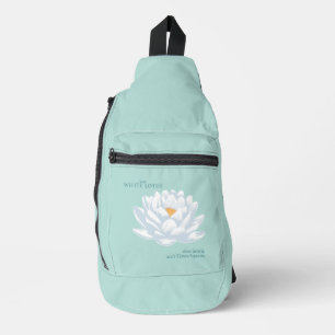 Slow Down, Ain't Times Square - De Witte Lotus Sling Bag