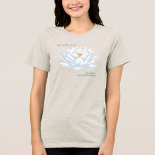 Slow Down, Ain't Times Square - De Witte Lotus Tri-Blend Shirt