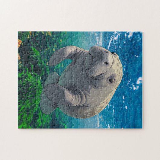 Slow Down en Drift voor Manatee Inspired Legpuzzel (Horizontaal)