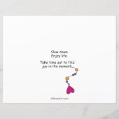 Slow-down_flatpapier — Blad van 11 x 8,5 inch (Achterkant)