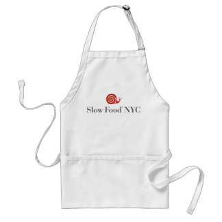 Slow Food NYC logo Apron Standaard Schort