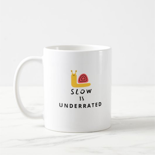 Slow is een onderschatte Mok voor Funny Coffee (Links)