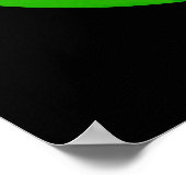 Slow Jam Funny Music Animal Pun Dark BG Poster (Hoek)