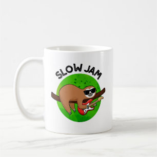 Slow Jam Funny Music Animal Pun Koffiemok