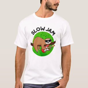 Slow Jam Funny Music Animal Pun T-shirt