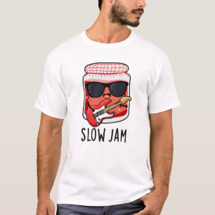 Slow Jam Grappig Voedsel Pun T-shirt