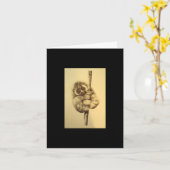 Slow Loris Verjaardag Kaart (Gele Bloem)