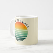 Slow Mornings - Retro Aesthetic Mug (Devant gauche)
