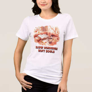 Slow Mornings Soft Souls T-Shirt – Zachte Herfst E