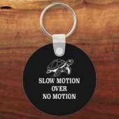 Slow Motion Over No Motion Turtle Meme 1 Sleutelhanger (Voorkant)
