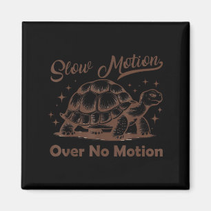Slow Motion Versus Geen Beweging Schildpad Meme Ma Magneet