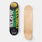 SLOW MUSIC FOREVER Deck de skateboard 8 1/4" (Recto)