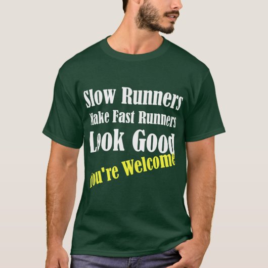 Slow Runners Make Fast Runners Look Good boy T-shirt (Voorkant)