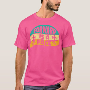 Slow Running Funny Jogging Marathon Runner Vooruit T-shirt