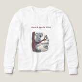 **"Slow & Steady Wins – Motivational Cute Koala "* (Motif recto)