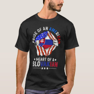 Slowaaks Amerikaanse Amerika Trots Buitenland Slow T-shirt